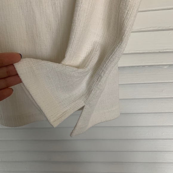 Madewell Texture & Thread white Apron Tank Top size Medium - Picture 2 of 4